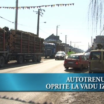 Autotrenuri oprite la Vadu Izei Autotrenuri oprite la Vadu Izei