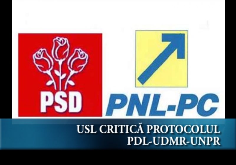 Critică protocolul PDL-UDMR-UNPR