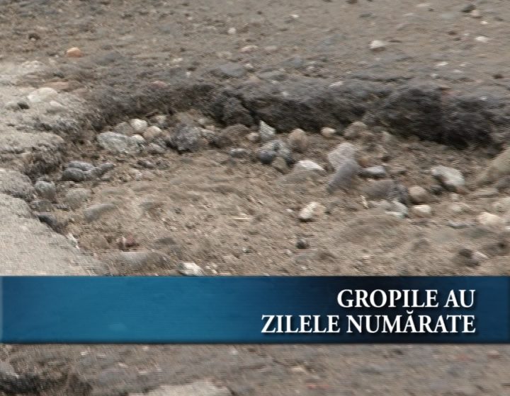 Gropile au zilele numărate Gropile au zilele numărate