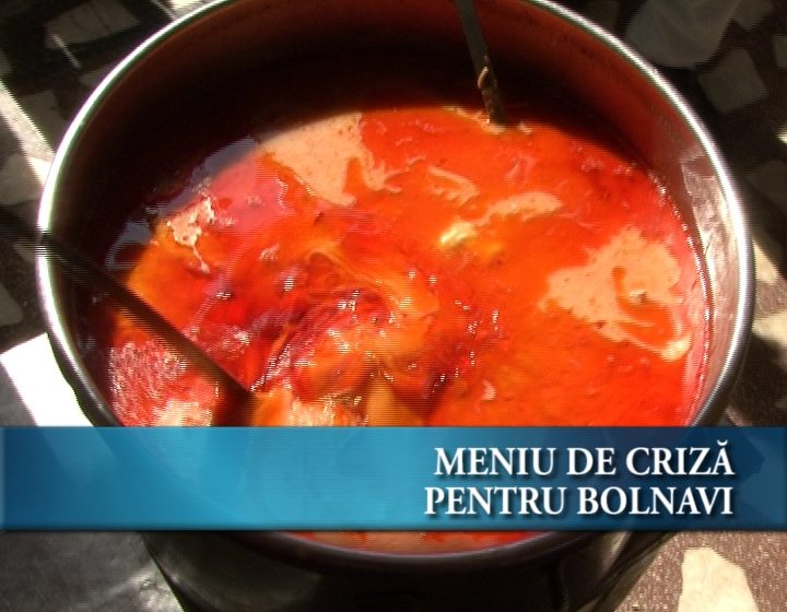 Meniu de criză pentru bolnavi Meniu de criză pentru bolnavi