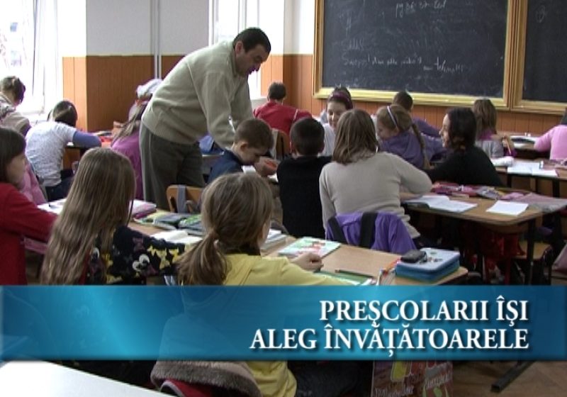 Preșcolarii își aleg învățătoarele