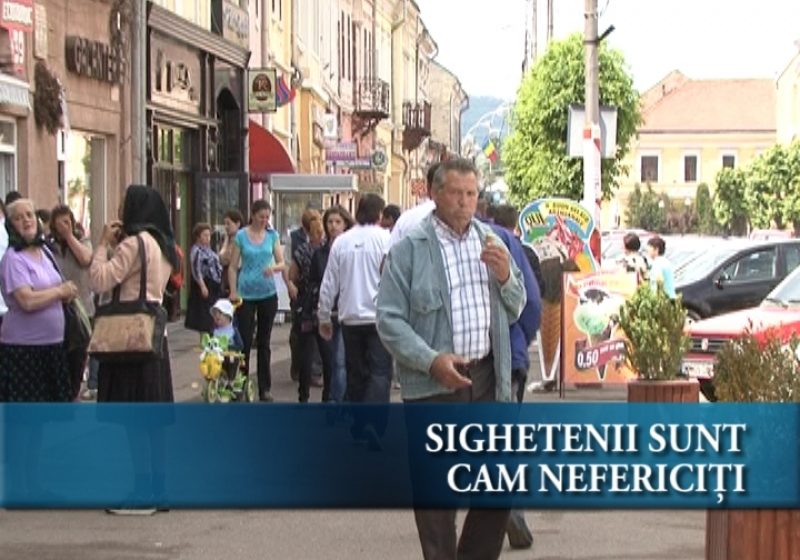 Sighetenii cu psihicul la pământ