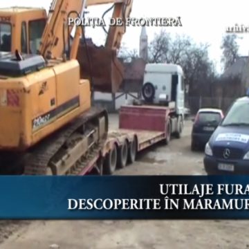Utilaje furate descoperite în Maramureș