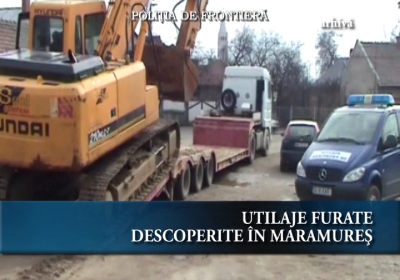 Utilaje furate descoperite în Maramureș