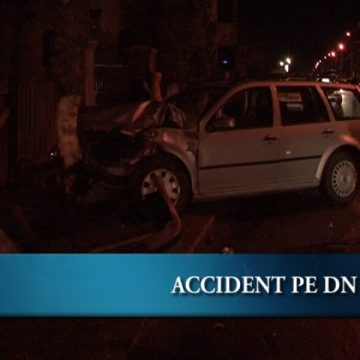 Accident rutier pe DN 18