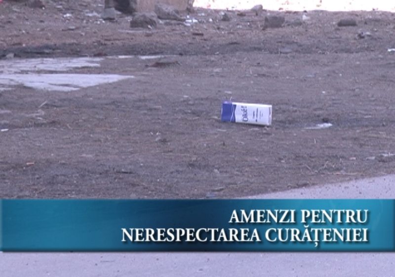 Amenzi usturătoare pentru nerespectarea curățeniei