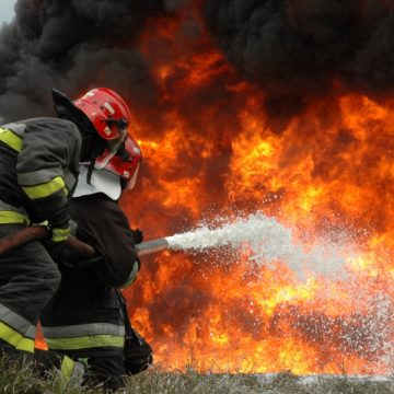 Incendiu la un adăpost de animale