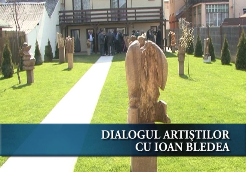 Sculptorul Ioan Bledea la ceas aniversar Sculptorul Ioan Bledea la ceas aniversar