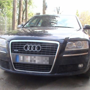 Autoturism de lux, suspect a fi furat din străinătate a fost descoperit la Vişeu de Sus