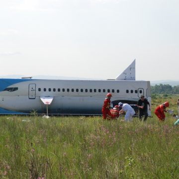 Exerciţiul de simulare a accidentului aviatic a fost util pentru toţi participanţii