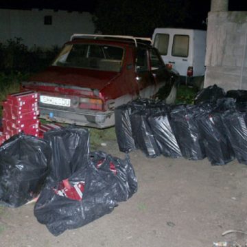 15.000 pachete de ţigări de contrabandă descoperite la Halmeu