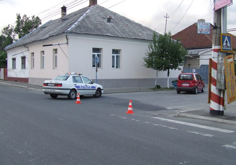 Accident rutier pe strada George Cosbuc din Sighet