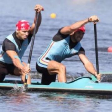 Medalie de aur pentru România în proba de canoe dublu 500 m, la CE de la Belgrad Medalie de aur pentru România în proba de canoe dublu 500 m, la CE de la Belgrad