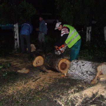 Furtună violentă la Sighetu Marmaţiei