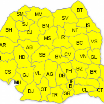 Avertizare cod galben disconfort termic Avertizare cod galben disconfort termic