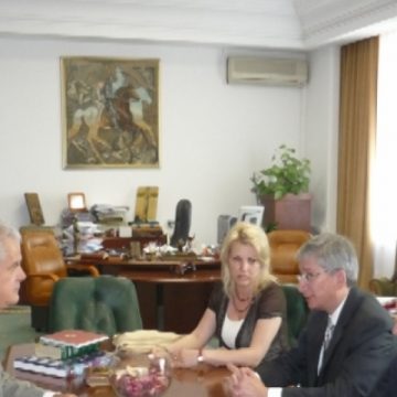 Euhen Ciolyi, Presedintele Congresului Mondial al Ucrainenilor  a efectuat o vizita de lucru în România
