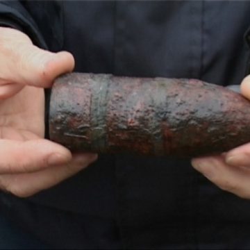 La Borşa au fost găsite două proiectile de artilerie datând din timpul războiului