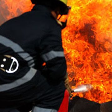 Incendiu la un bar din Sighet