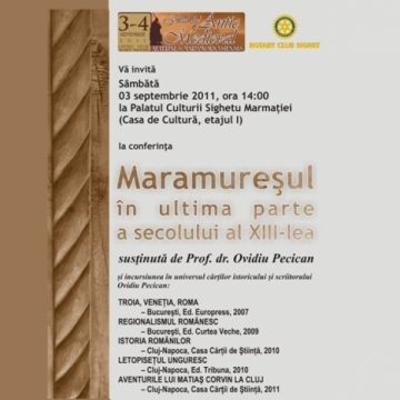 AGENDA festivalului – Profesorul doctor Ovidiu Pecican susţine conferinţă Maramureşul în ultima parte a secolului al XIII-lea în cadrul festivalului Aerternus Maramorosiensis AGENDA festivalului – Profesorul doctor Ovidiu Pecican susţine conferinţă Maramureşul în ultima parte a secolului al XIII-lea în cadrul festivalului Aerternus Maramorosiensis