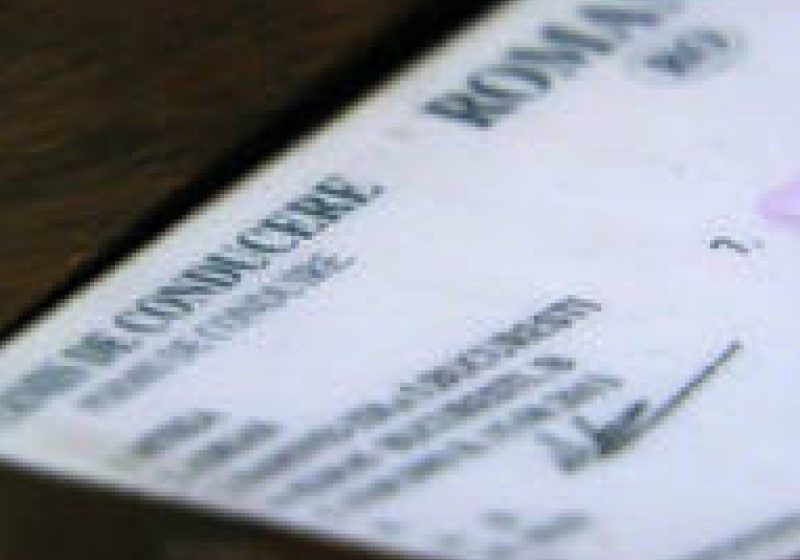 Permis de conducere italian falsificat de un onceştean