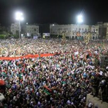 Tripoli a sărbătorit victoria revoluţiei