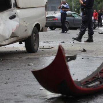 Sighet: Accident rutier în lanţ pe strada Făget Sighet: Accident rutier în lanţ pe strada Făget