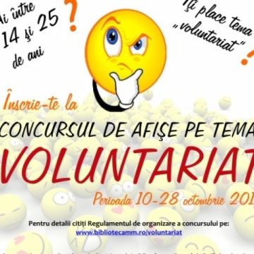 Baia Mare: Concurs de afişe pe tema voluntariatului