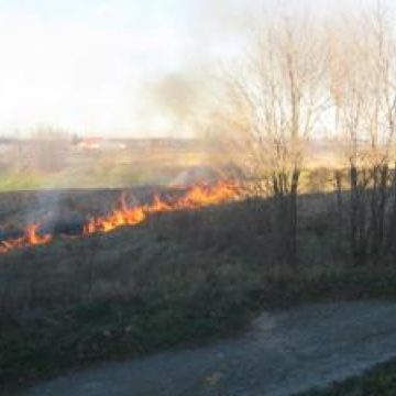 Foc deschis lasat nesupravegheat la Sighetu Marmaţiei