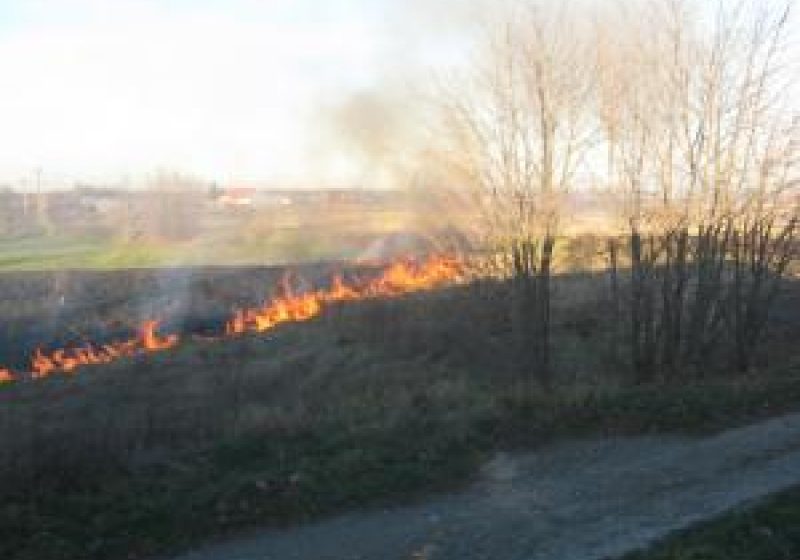 Foc deschis lasat nesupravegheat la Sighetu Marmaţiei