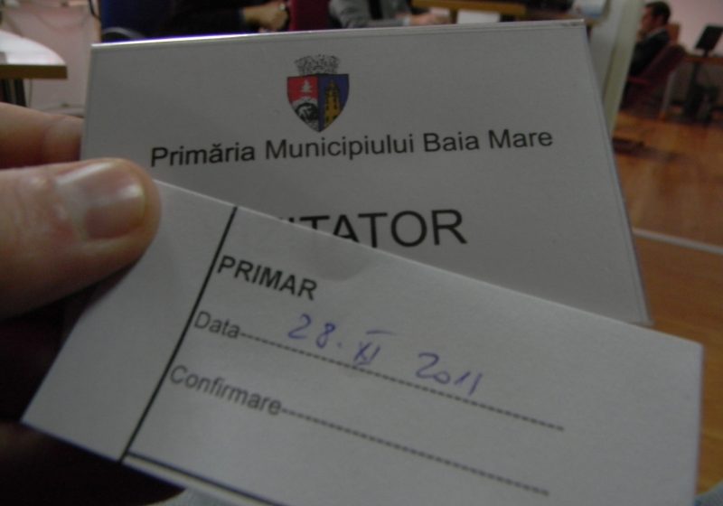 Baia Mare: Primăria impune noi reguli de acces în instituţie