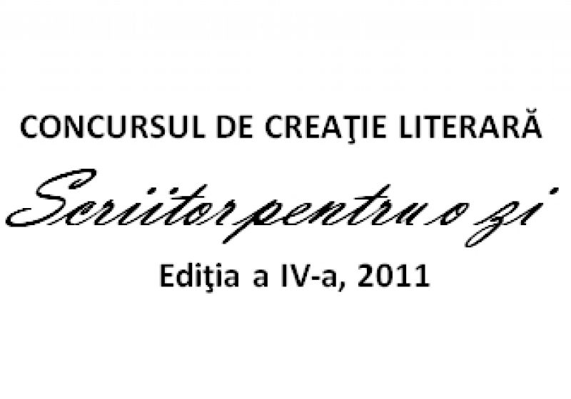 La Liceul "Regele Ferdinand" se desfășoară cea de-a IV-a ediție a concursului de creație literară "Scriitor pentru o zi"
