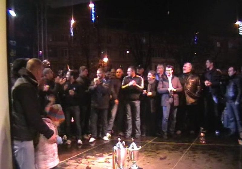 Baia Mare: Campionii de la CSM Ştiinţa au sărbătorit încheierea sezonului sportiv alături de suporterii băimăreni
