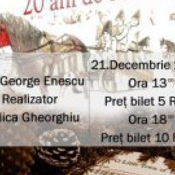 SIGHET: Un eveniment de exceptie va avea loc miercuri la Sala George Enescu din Sighetu Marmatiei SIGHET: Un eveniment de exceptie va avea loc miercuri la Sala George Enescu din Sighetu Marmatiei