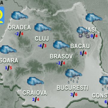 Cum va fi vremea luni şi marţi, în ţară