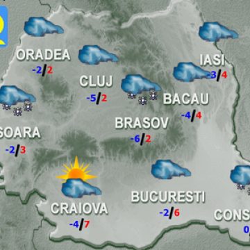 Cum va fi vremea în următoarele două zile