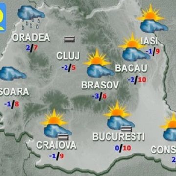 Temperaturi ridicate pentru acestă perioada a anului. Cum va fi vremea marţi şi miercuri Temperaturi ridicate pentru acestă perioada a anului. Cum va fi vremea marţi şi miercuri