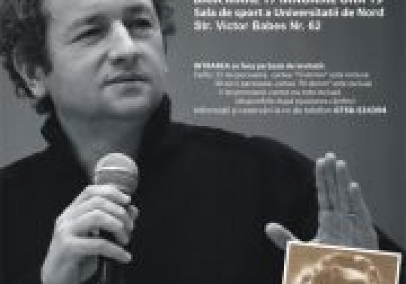 Baia Mare: Dan Puric se reîntoarce în municipiul reşedinţă de judeţ alături de volumul "Fii demn!"