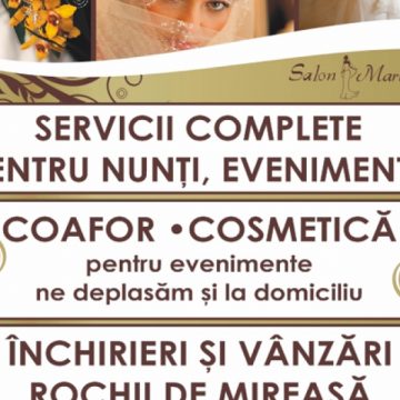 INCHIRIERI SI VANZARI ROCHII DE MIREASA, SERVICII COMPLETE PENTRU NUNTI SI EVENIMENTE, SALON DE INFRUMUSETARE INCHIRIERI SI VANZARI ROCHII DE MIREASA, SERVICII COMPLETE PENTRU NUNTI SI EVENIMENTE, SALON DE INFRUMUSETARE