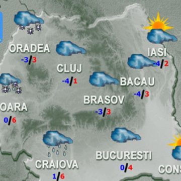 Vremea se va răci uşor în următoarele două zile Vremea se va răci uşor în următoarele două zile