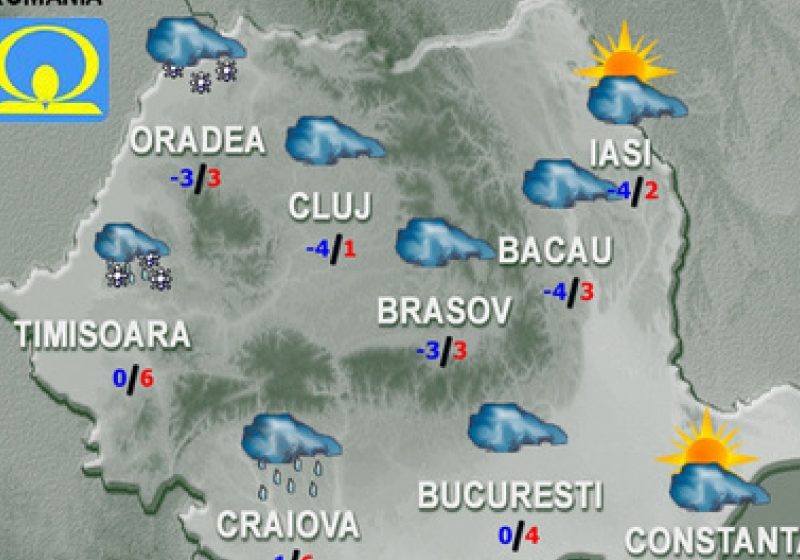 Vremea se va răci uşor în următoarele două zile
