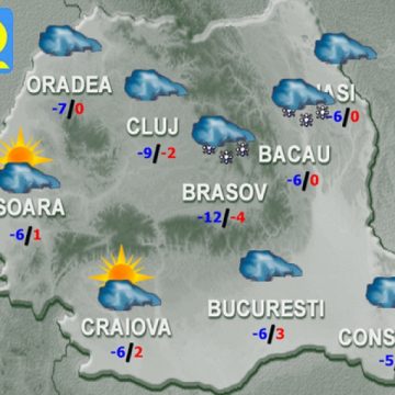 Frig şi înnorat în cea mai mare parte a ţării – Ce temperaturi vor fi în următoarele zile