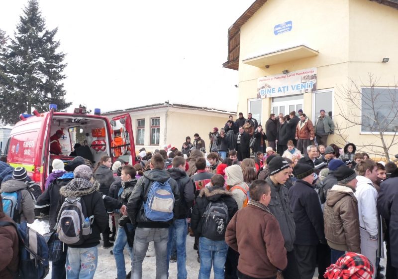 Baia Mare: Elevii din Dumbrăviţa au participat astăzi la un concurs de protecţie civilă