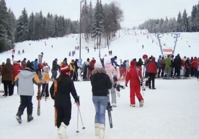 Accident pe pârtia de schi din Cavnic