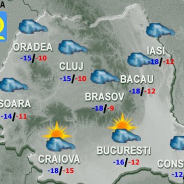 Ger în toată ţara. Cum va fi vremea joi şi vineri