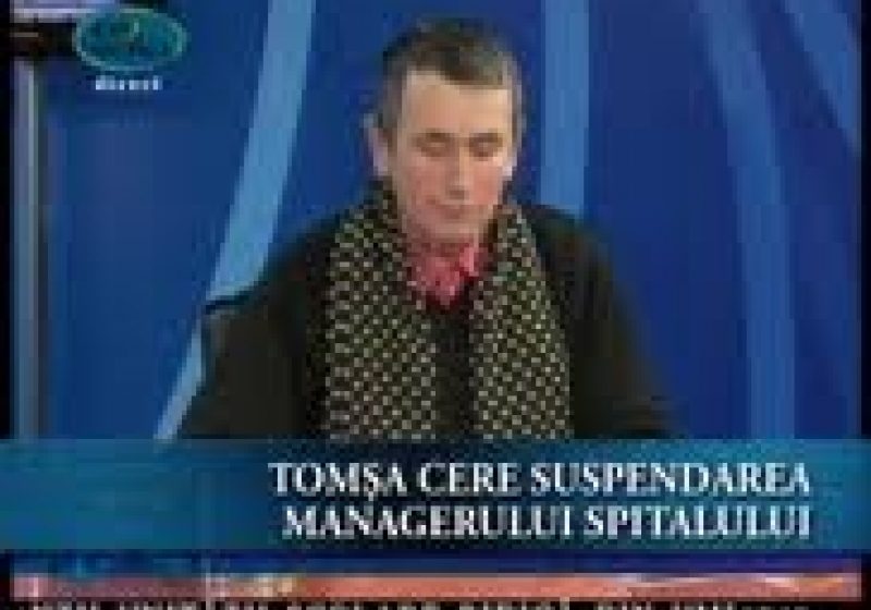 SIGHET: Consilierul local Petru Tomşa a cerut suspendarea managerului Spitalului Sighet, Vasile Ştefanca