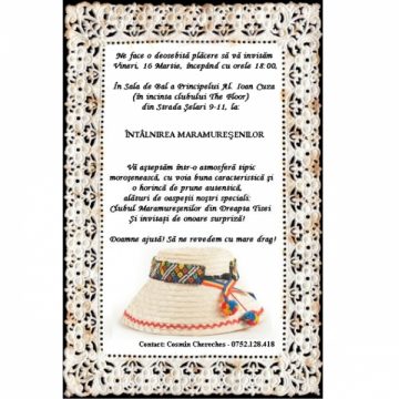 Întâlnirea MARAMUREŞENILOR din Capitală