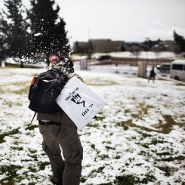 La Ierusalim a nins pentru prima dată în patru ani