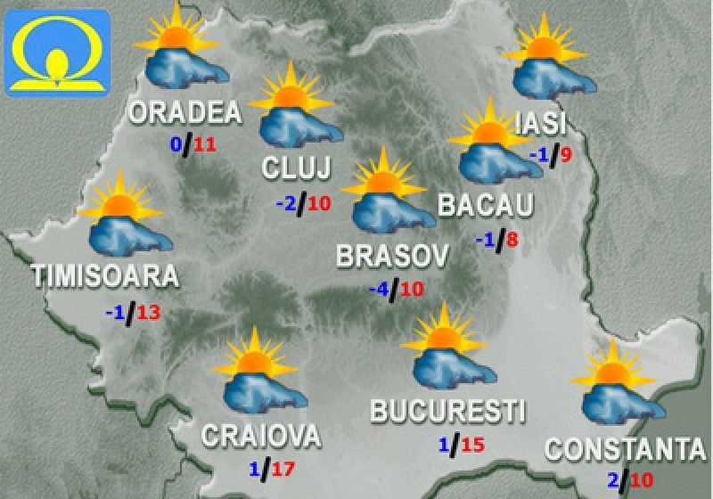 PROGNOZA METEO: Vremea se va răci în toată ţara