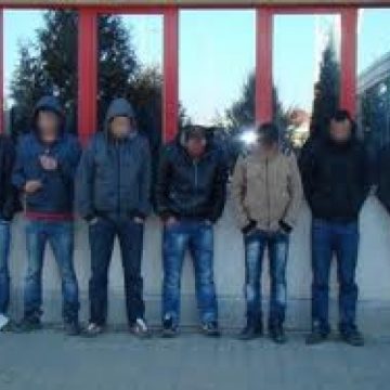 Sapte migranti retinuti la Petea