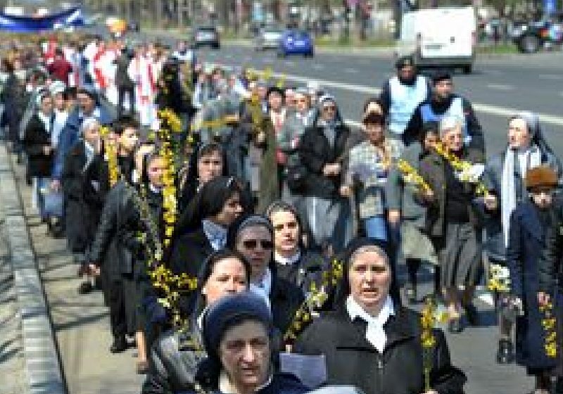 Duminica Floriilor, celebrată de catolici Duminica Floriilor, celebrată de catolici